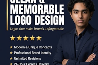 design a clean and memorable logo