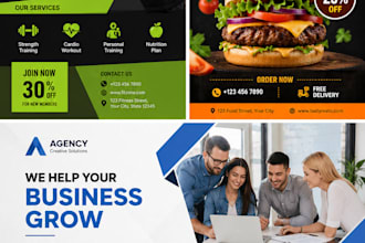 design professional business flyers in canva