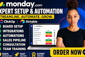 do monday com monday CRM monday automation project management as monday expert