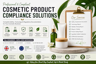 do safety datasheet toxicology report stability testing mos for cosmetic product