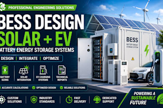 design and integrate bess battery energy storage systems for solar and ev