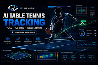 develop table tennis player detection ball tracking opencv yolo deep learning