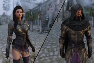 create and edit or port skyrim armor and fallout 4 mods