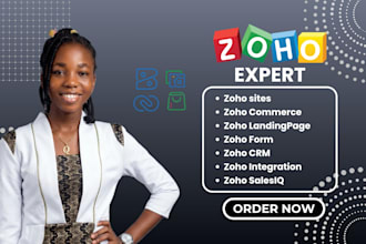 setup zoho sites zoho commerce zoho landing page zoho CRM