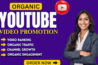 organically promote youtube video and channel for monetization