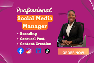 be social media manager content creator social media marketing manager in 24hrs