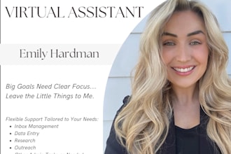handle administrative support, scheduling, and data entry