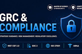 provide grc consulting, nist csf assessments, and soc 2 audit readiness