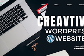 design rdesign a responsive wordpress website of any type you want