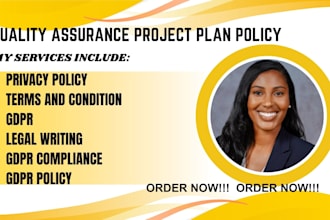 do gdpr, terms and condition, privacy policy, legal writing
