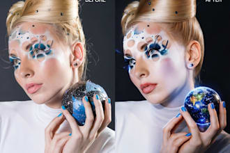 do professional photo retouching for your images