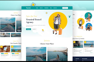 travel website, tour travel agency website, tourism website, booking website
