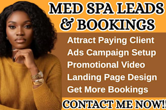 med spa marketing med spa leads aesthetic clinic med spa booking botox leads
