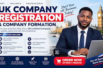 do UK company registration for resident and non resident with UK address