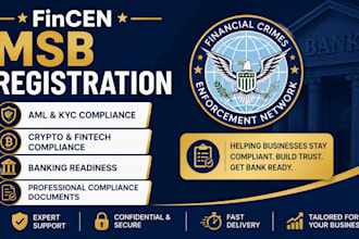 register your canada msb with fincen and create aml kyc compliance documents