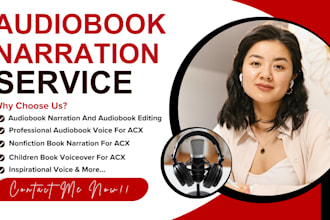be story voice actor, audiobook narration, training guide audiobook narrator
