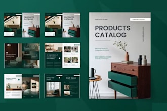 design product catalog for fashion jewelry, cosmetics with lookbook, linesheet