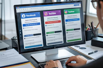 do mass report for facebook, youtube, instagram and twitter under dmca
