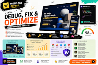 fix and debug your webflow website issues