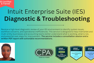 do intuit enterprise suite diagnostic and troubleshooting