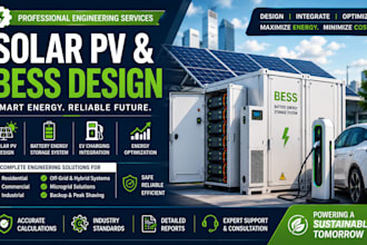 design solar pv and battery energy storage systems