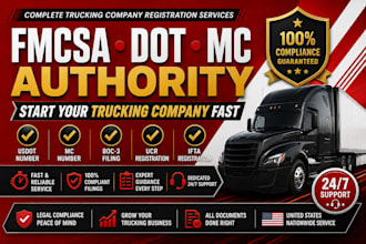 do fmcsa dot mc trucking company registration and compliance