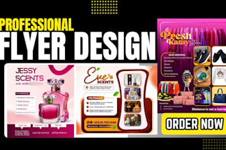 design modern business flyer event poster and promotional flyer design