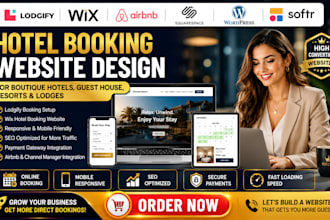 lodgify boutique guest house resort lodge hotel  booking wix website design