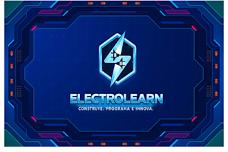 design a modern technology logo and banner
