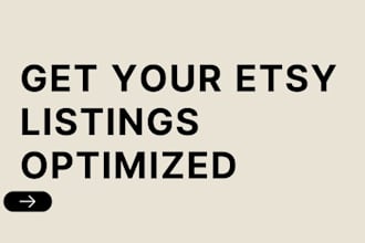 do etsy listing optimization and etsy SEO