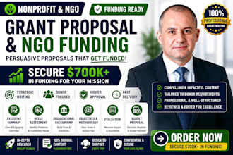 write nonprofit grant proposal, ngo funding and charity grant application