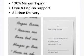 convert image to text and type PDF word document fast