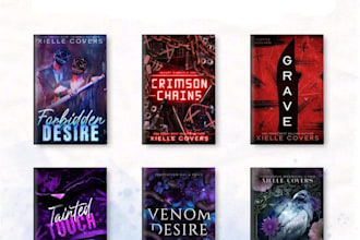 am work as professional book cover, paperback, ebook covers