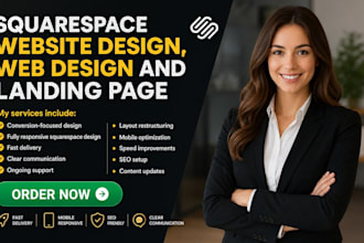 squarespace web design create squarespace website squarespace landing page