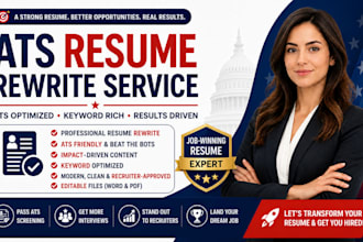rewrite your resume into an ats friendly job winning CV for interviews