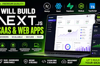 develop supabase react nextjs full stack developer next js nodejs typescript