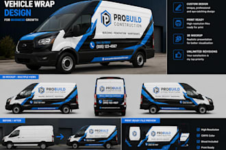 design professional car wrap van wrap and vehicle branding