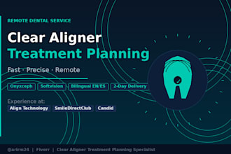 create orthodontic treatment plans for clear aligner cases