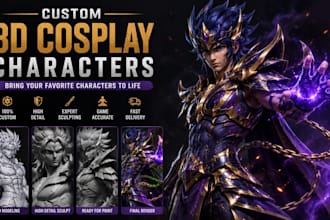 create custom 3d cosplay characters