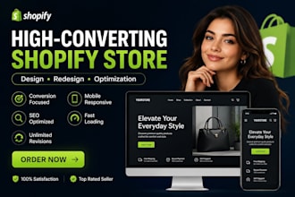 design a professional shopify store