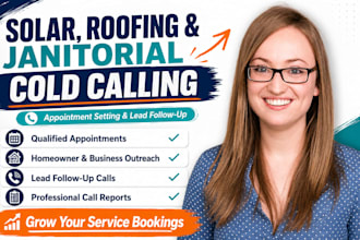 do solar cold calling and set qualified homeowner appointments