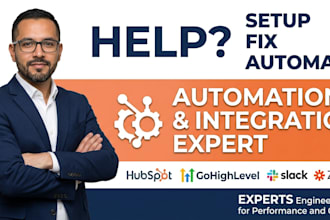 setup fix automate repairdesk fixably hubspot gohighlevel slack zapier workflow