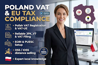 handle poland vat registration, vat filing, eori, puesc, and oss ioss