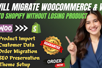 migrate woocommerce store to shopify without losing products
