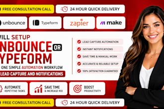 setup unbounce typeform twilio gohighlevel waitwell booking automation workflow