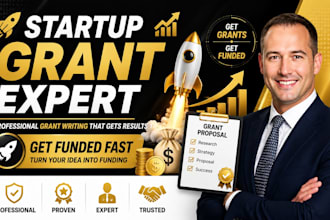 do startup grant writing, research and grant applications