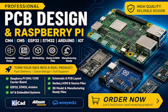 do raspberry pi, pcb design, cm4 cm5 esp32, stm32, arduino, iot, and pcb layout