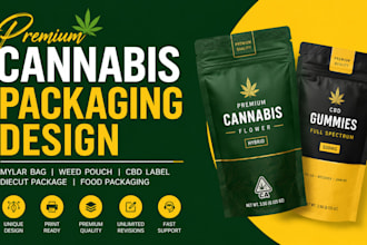 design mylar bag weed cannabis pouch, cbd product label, diecut food packaging