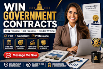 prepare rfq bid proposal for government contracts and tenders