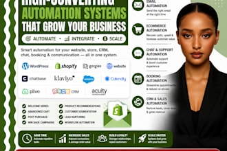 zapier shopify wordpress klaviyo zoho crm gorgias calendly salesforce automation